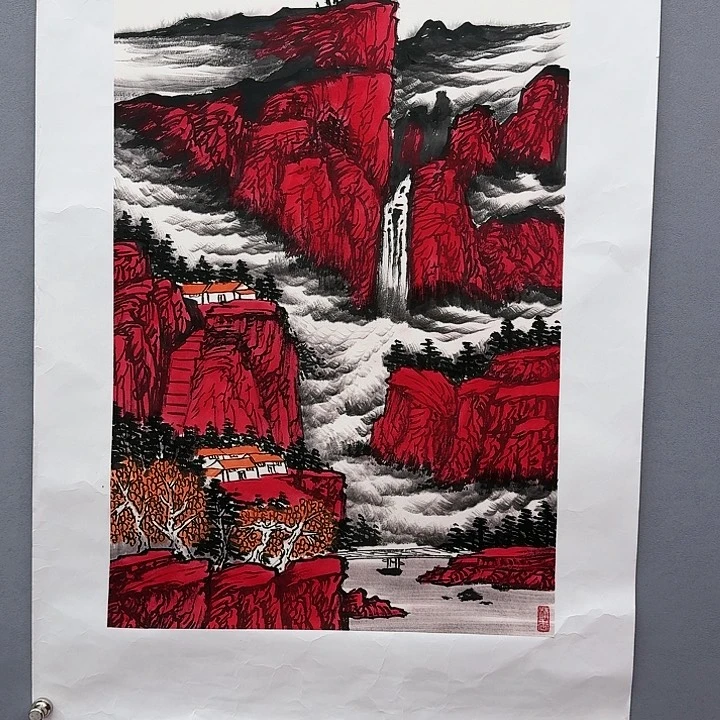 国画书法作品多次参加