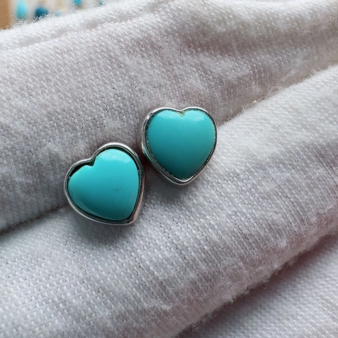 绿松石银S925镶嵌珠宝奇石