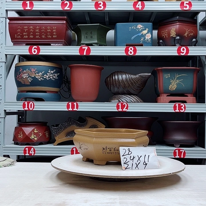 紫砂花盆紫砂花盆