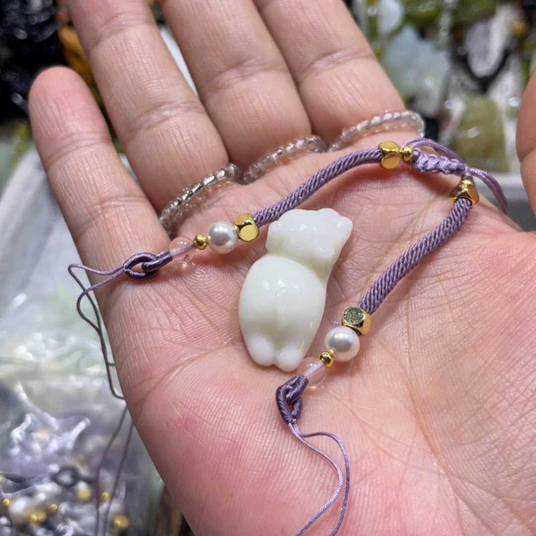 【闪购商品】岫玉颈饰未镶嵌曦*64手牌