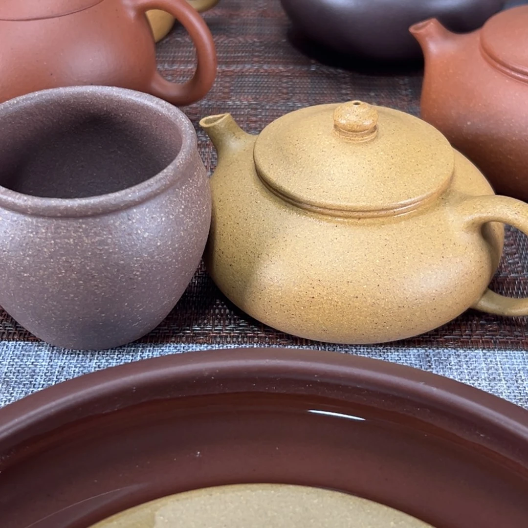 站***翁茶壶紫砂黄金段寒江