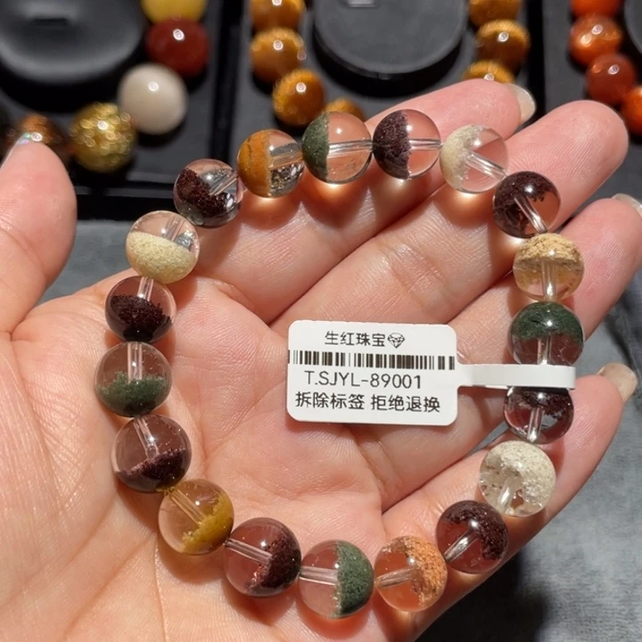 水晶手链未镶嵌四季幽灵10mm左右