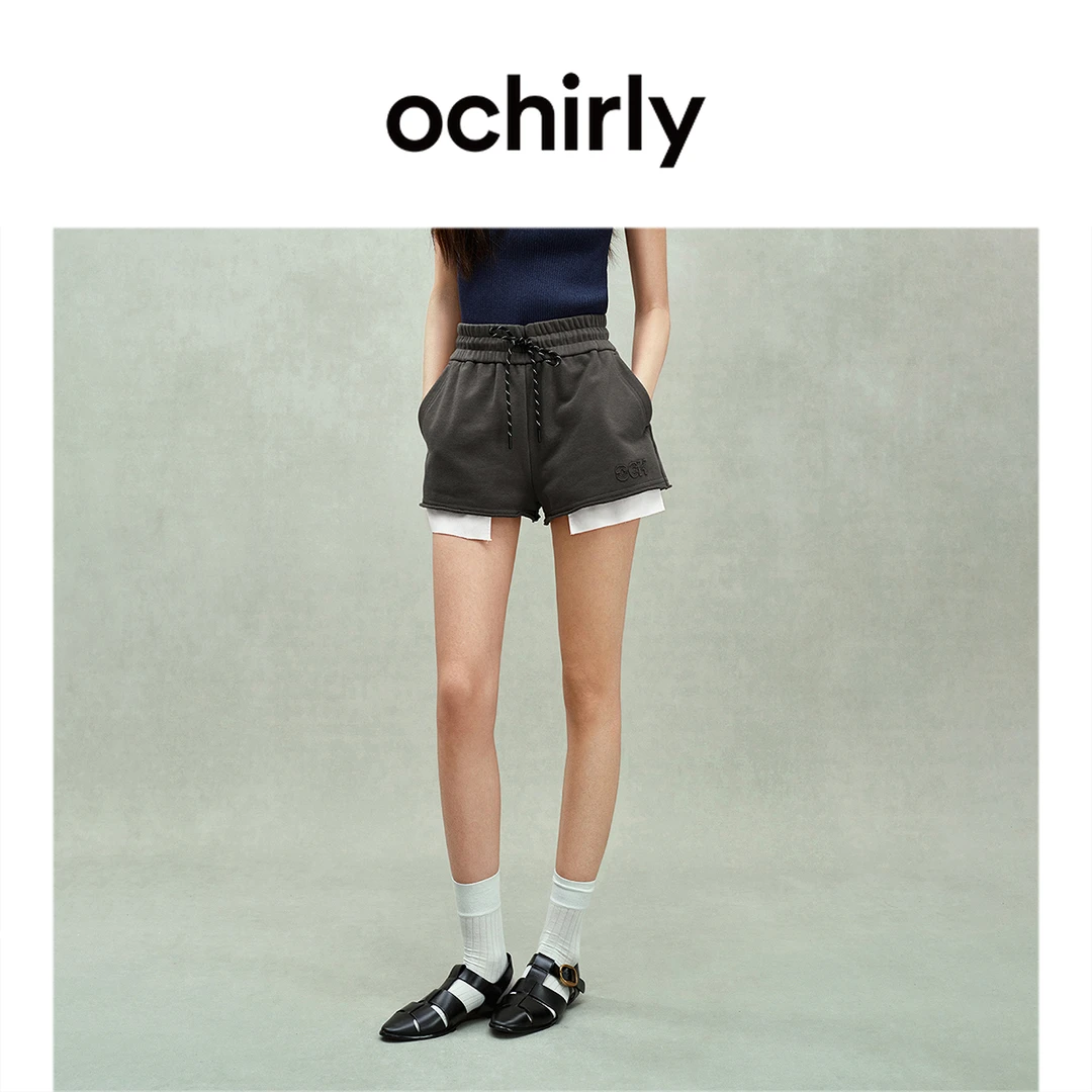 【达人】OCHIRLY欧时力休闲直筒短裤抽绳运动设计感显瘦25