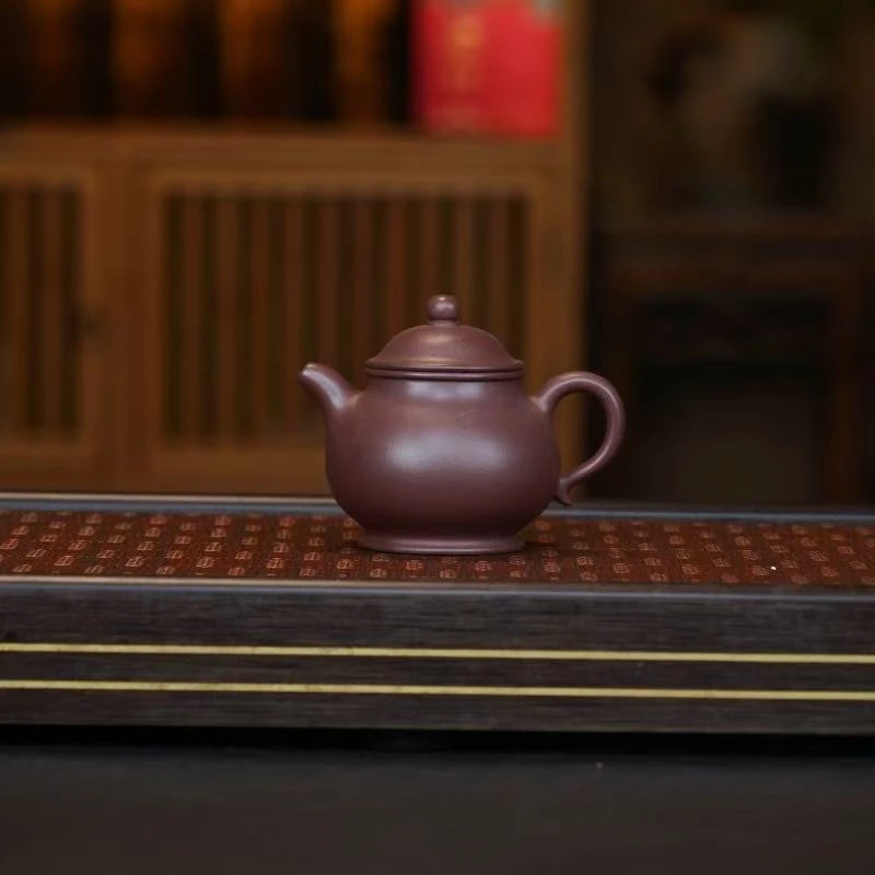 MXW底槽青[高潘壶180CC]宜兴黄龙山原矿手工紫砂壶