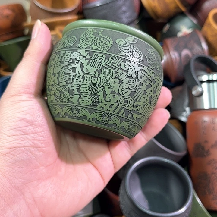 茶杯紫砂全手工紫砂主人杯