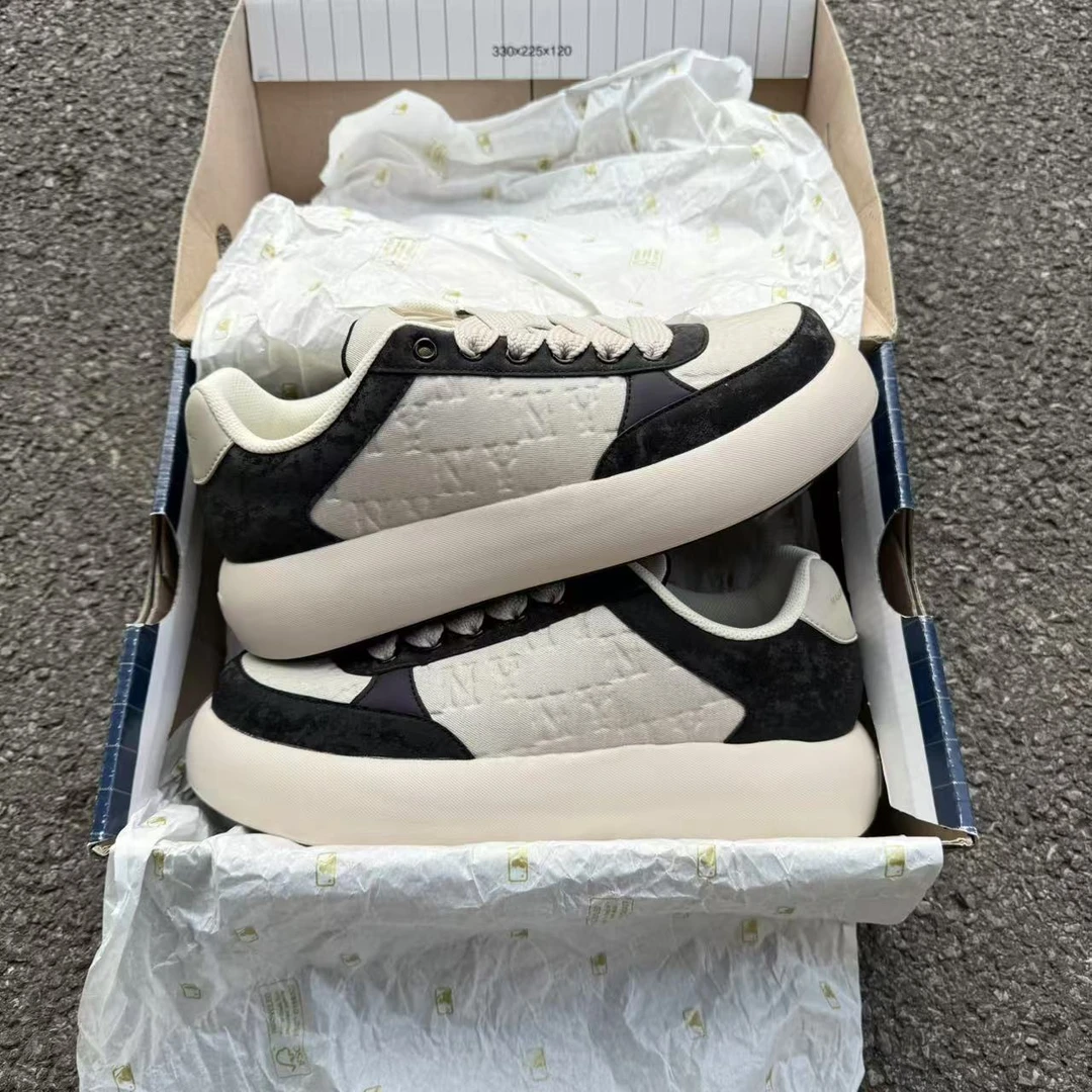 MLB Chunky Liner 面包鞋 舒适百搭男女同款黑色 无原装鞋盒