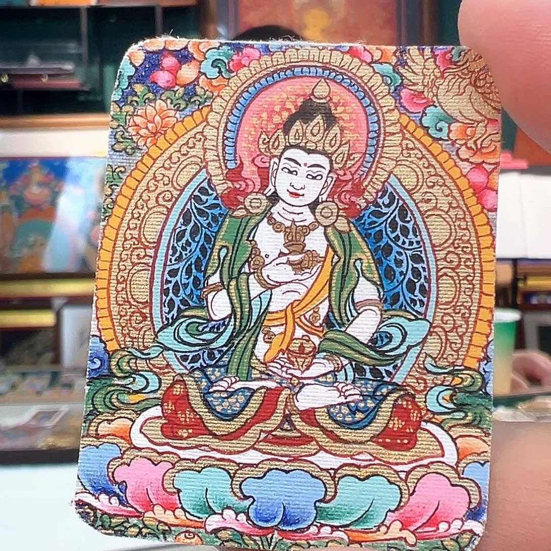 吊坠金刚萨垛纯手绘唐卡