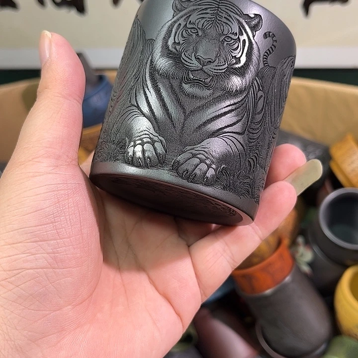 茶杯紫砂全手工紫砂主人杯