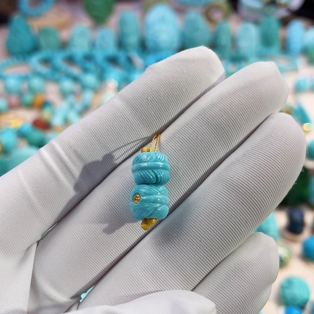 绿松石珠宝奇石未镶嵌