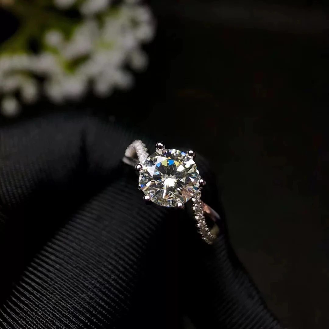 [南非甄选】 NFZX 高端定制 LC-156 天使白色拉丝戒指 2