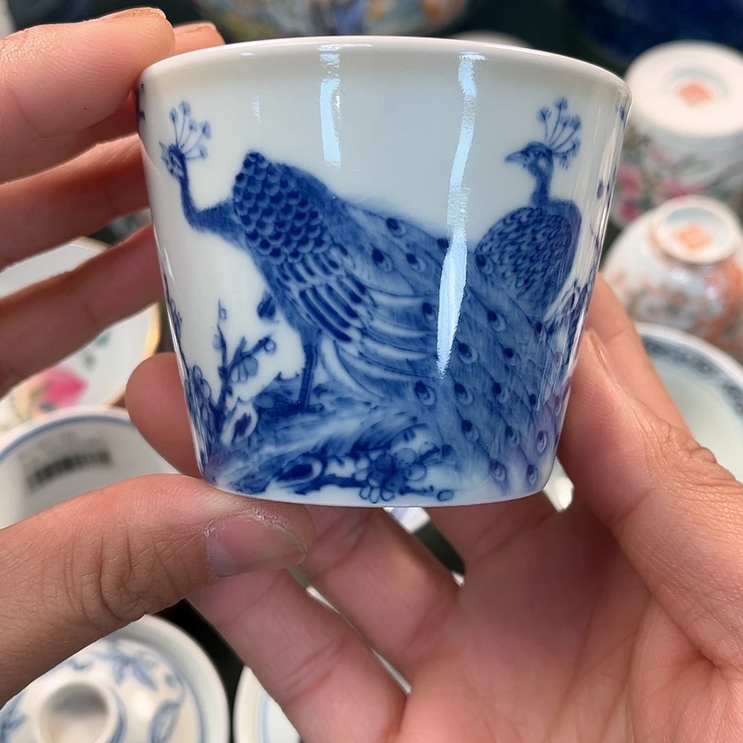 杯青花瓷器青花瓷器