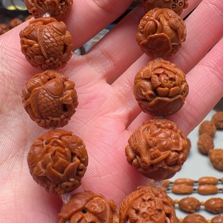 手串/手链橄榄核荷花鱼