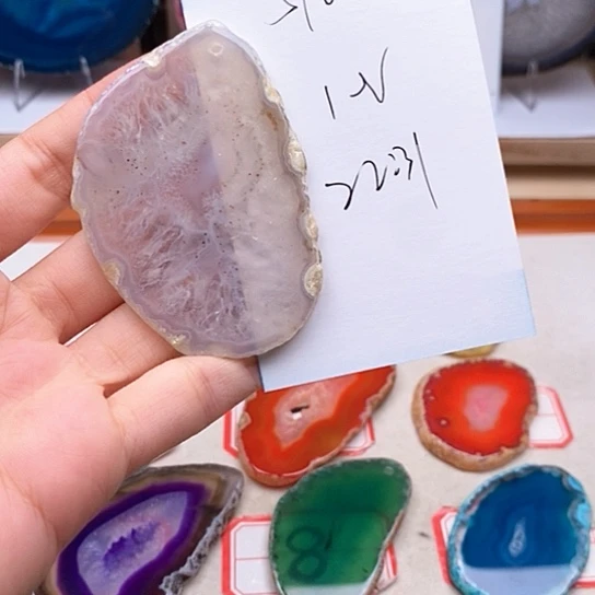 玛瑙/玉髓颈饰足银镀金镶嵌用****0