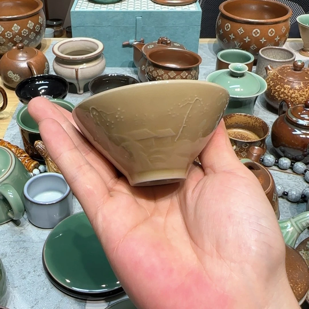 小金茶具青瓷茶器