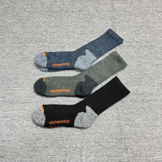 MTWS防臭男装纯棉女装专业毛巾底户外加厚袜子（39-43码）跑步男袜