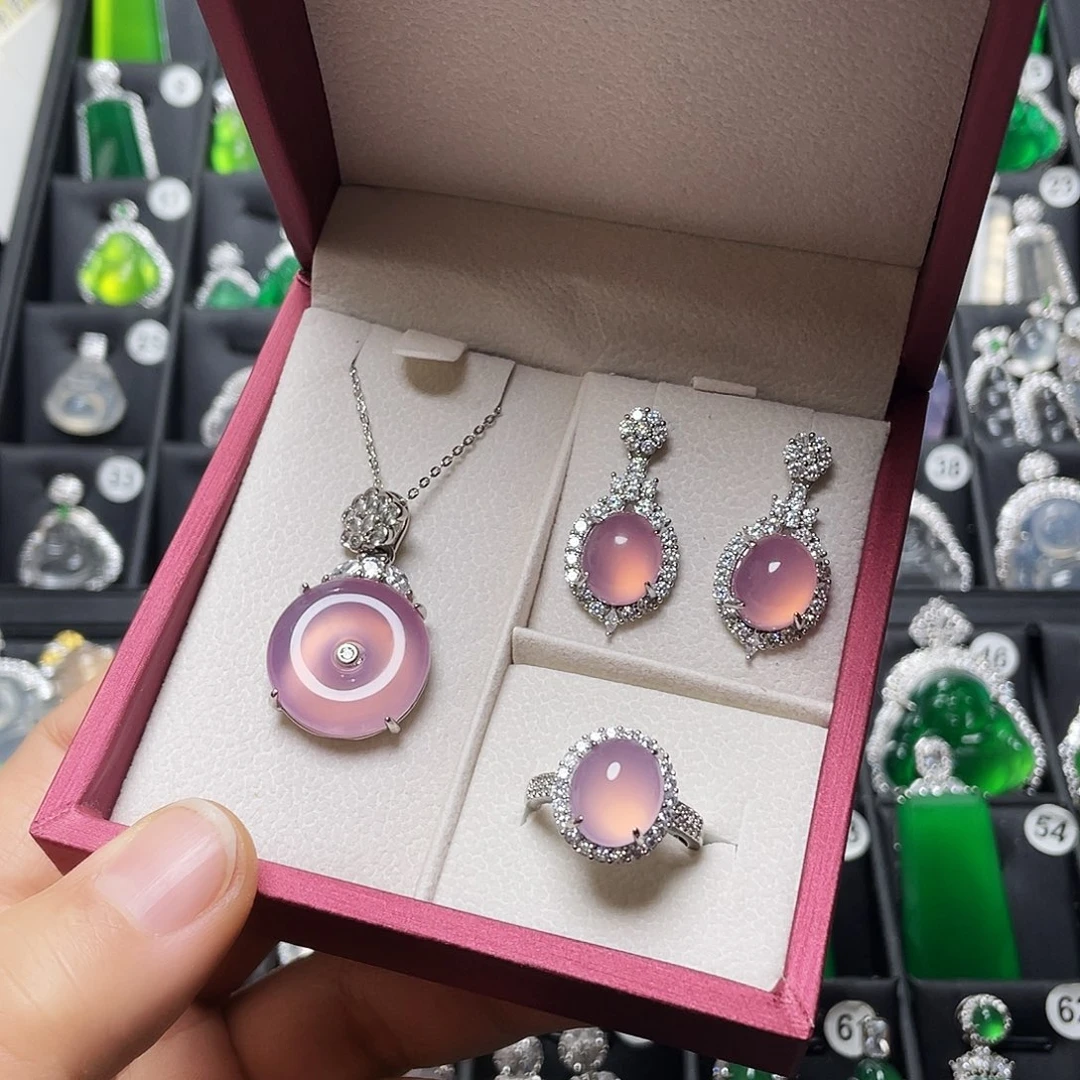 玛瑙/玉髓合金颈饰