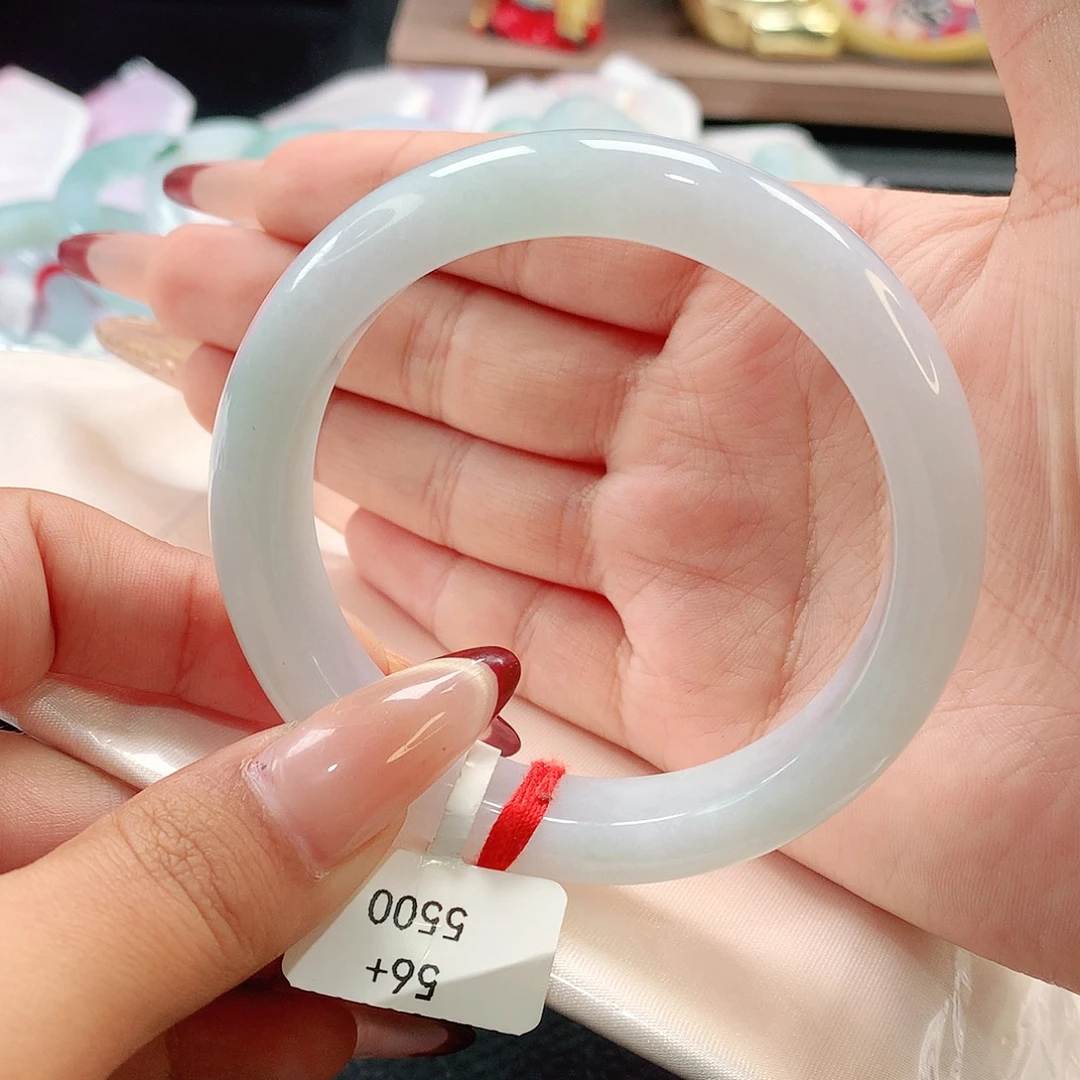 翡翠未镶嵌手镯缅甸天然翡翠