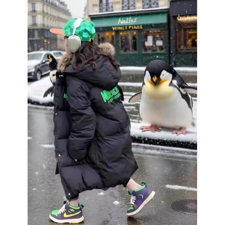 412268《现》玲姐精选韩版儿童洋气秋冬休闲时尚洋气羽绒服