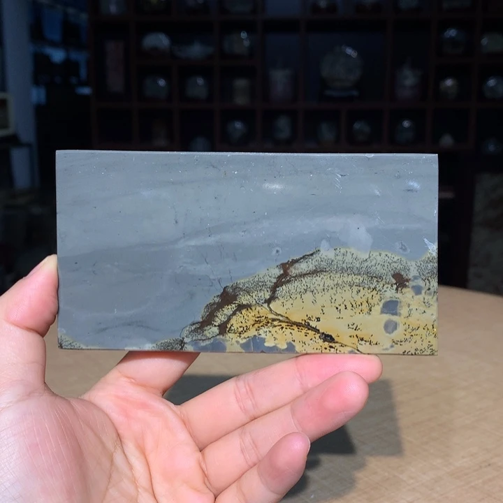 ，广西国画石摆件，观赏收藏