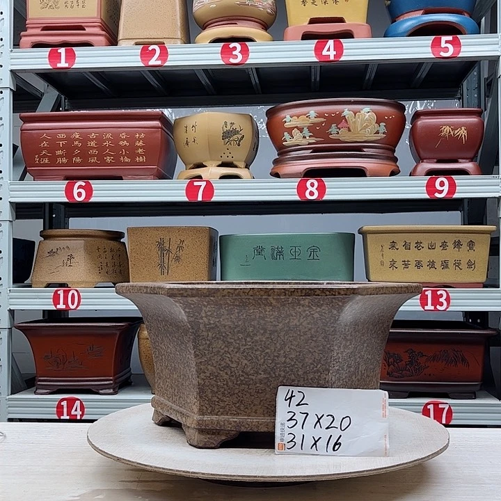 紫砂花盆紫砂花盆