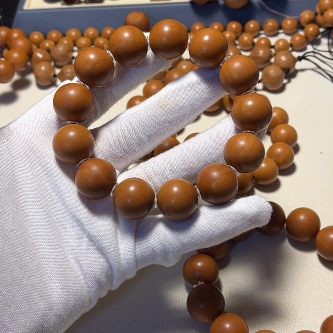 橄榄核手串/手链孤**狼1.7小孔铁核