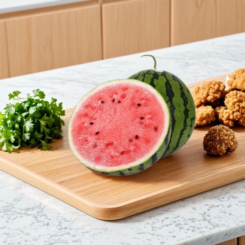 优选美都麒麟西瓜约4500g西瓜同城配