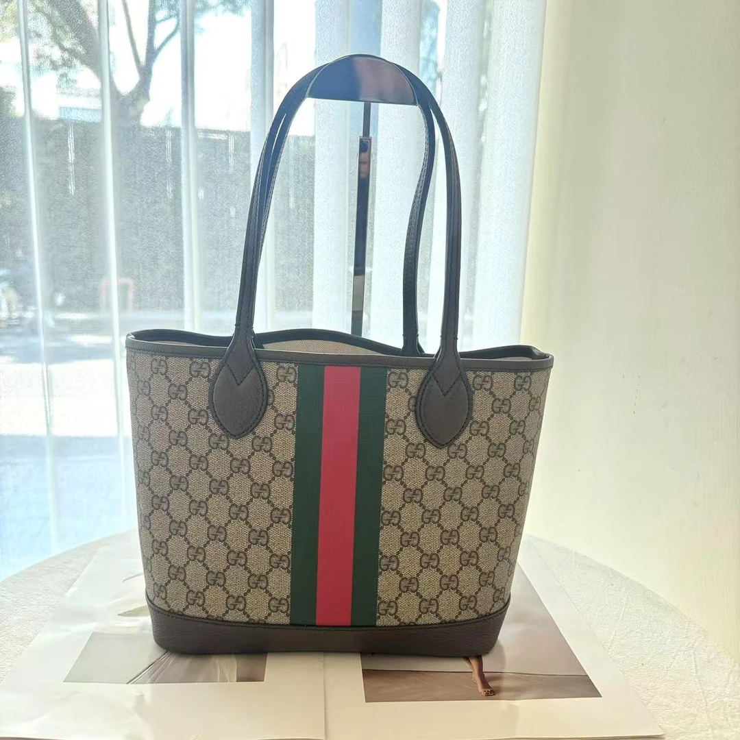 99新 GUCCI/古驰 gucci op tote小号托特包/优品