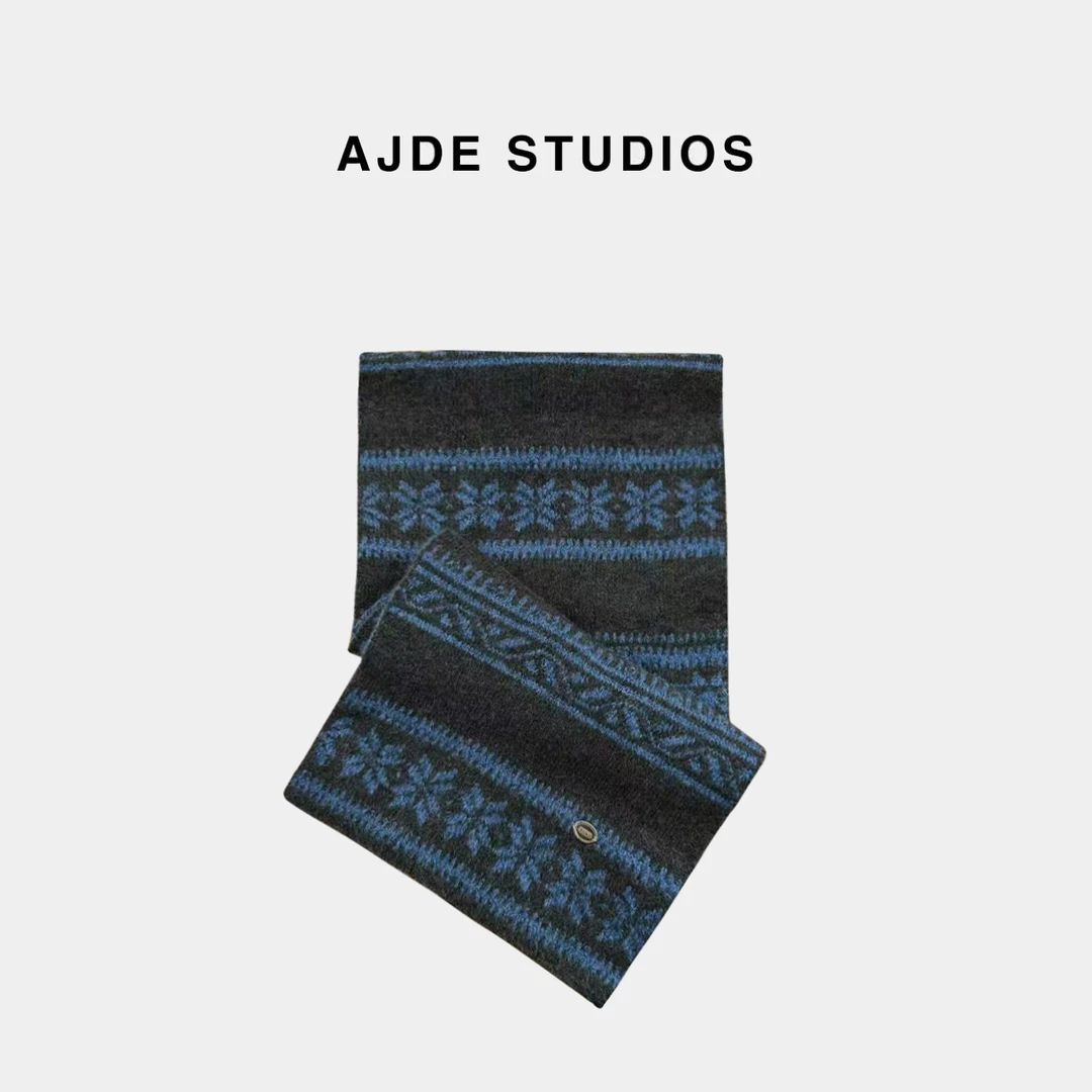 AJDE｜French费尔岛雪花围巾QZ