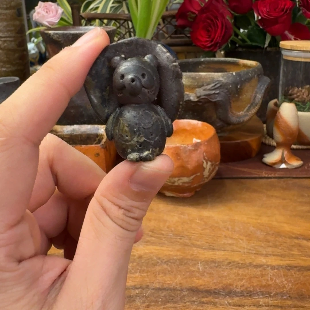 三奈三备前烧置物福利一口价