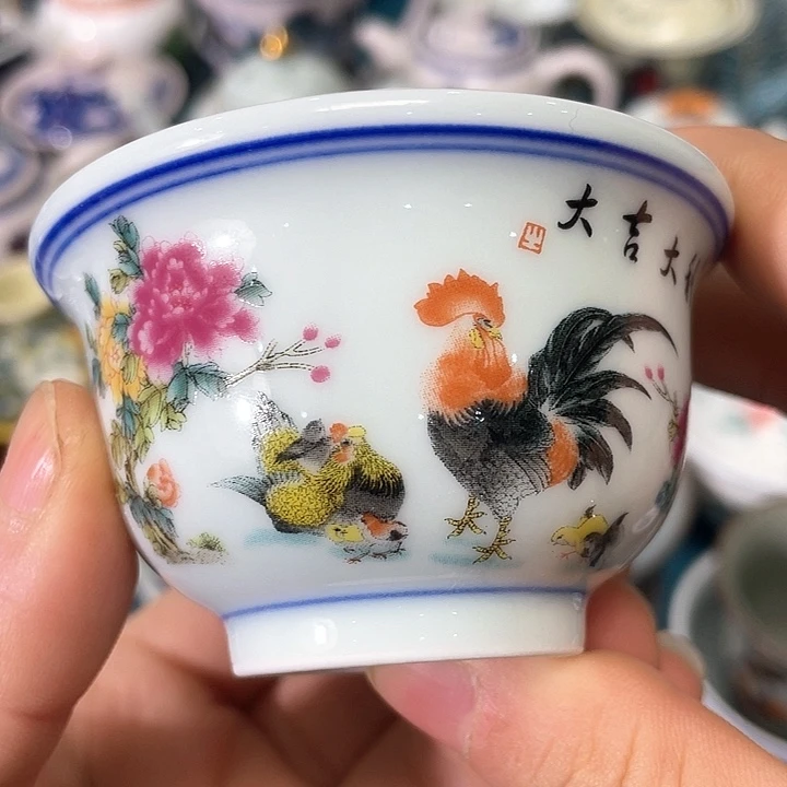 景德镇陶瓷主人杯123444