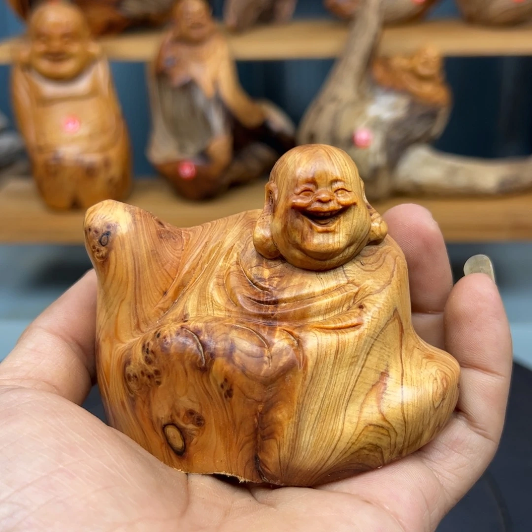 木用****9崖柏木摆件手把件
