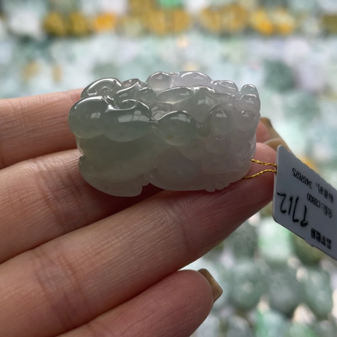 翡翠未镶嵌颈饰貔貅