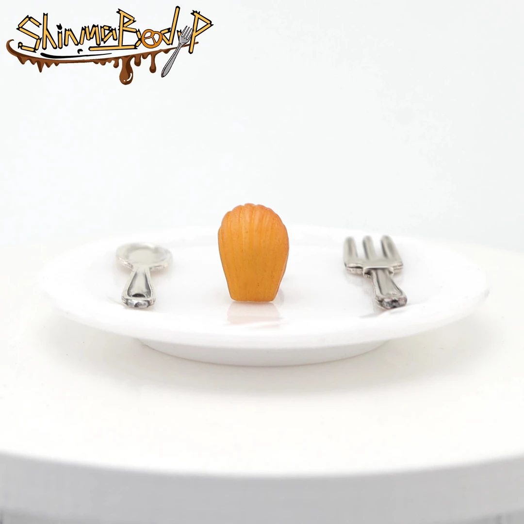 钛钢耳饰 Shinma烘焙高手贝壳蛋糕耳钉唇钉可爱趣味少女休闲百搭