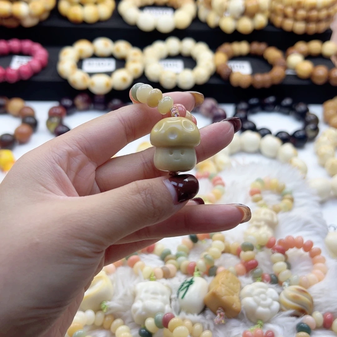 吊坠白玉菩提跑环随机默认微瑕