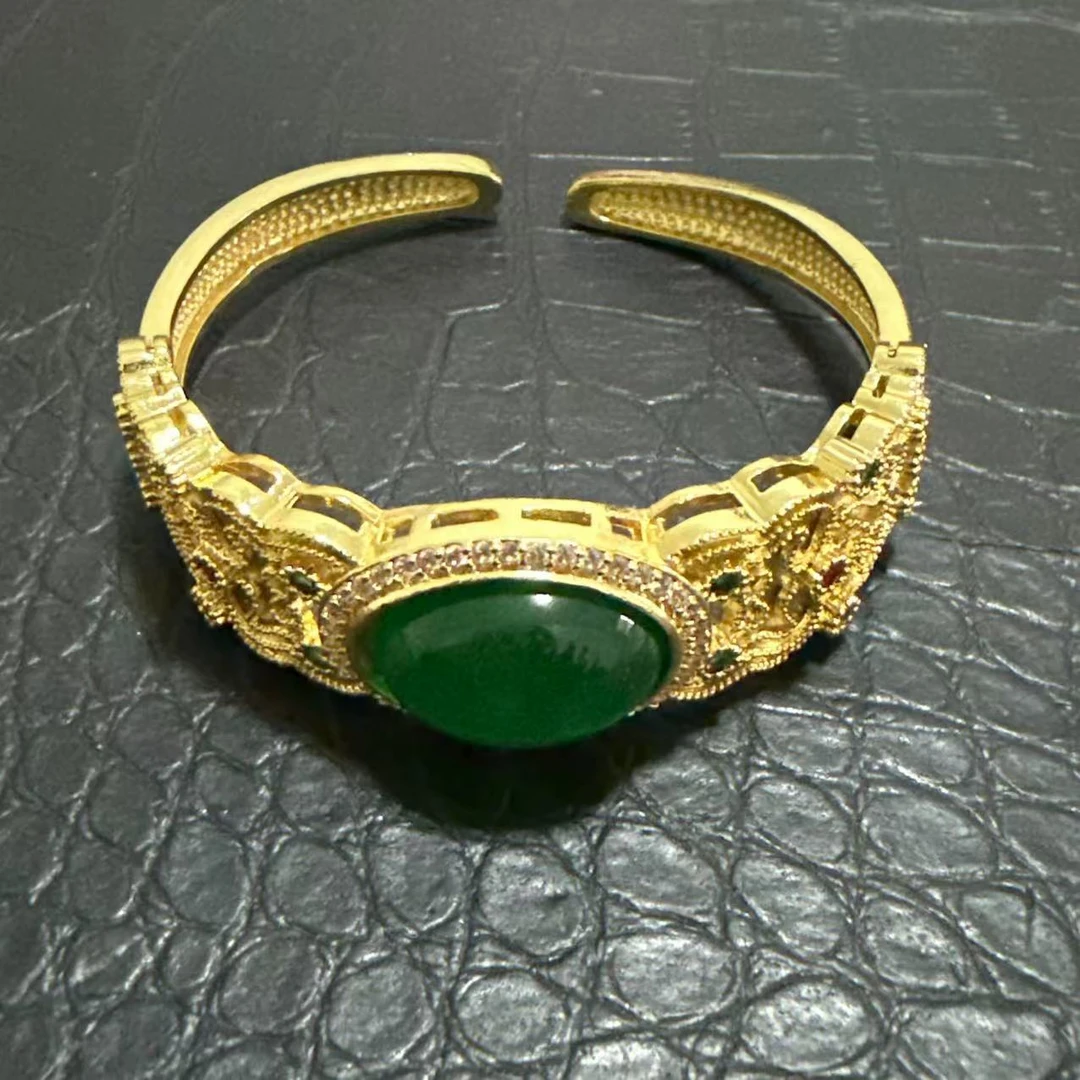 足银手镯   收藏级轻奢时尚气质简约精致手镯FYL25251