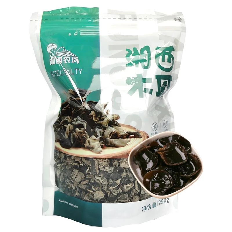 湘西肉厚无根秋木耳农家土特产适合凉拌的干货