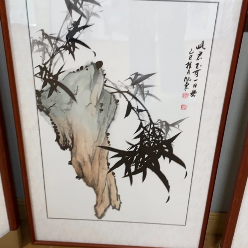 【闪购商品】国画手绘国画带框不退