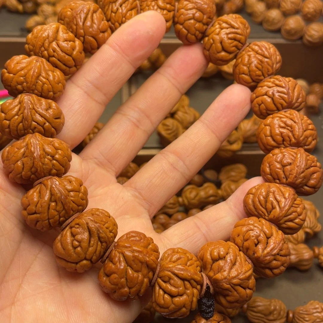 自***风手串桃核龙纹桃核3