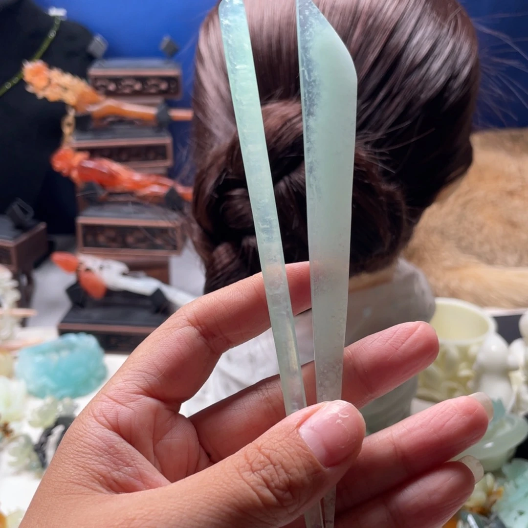 【闪购商品】未镶嵌岫玉发饰一*
