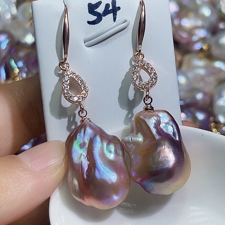 未镶嵌耳饰淡水珍珠