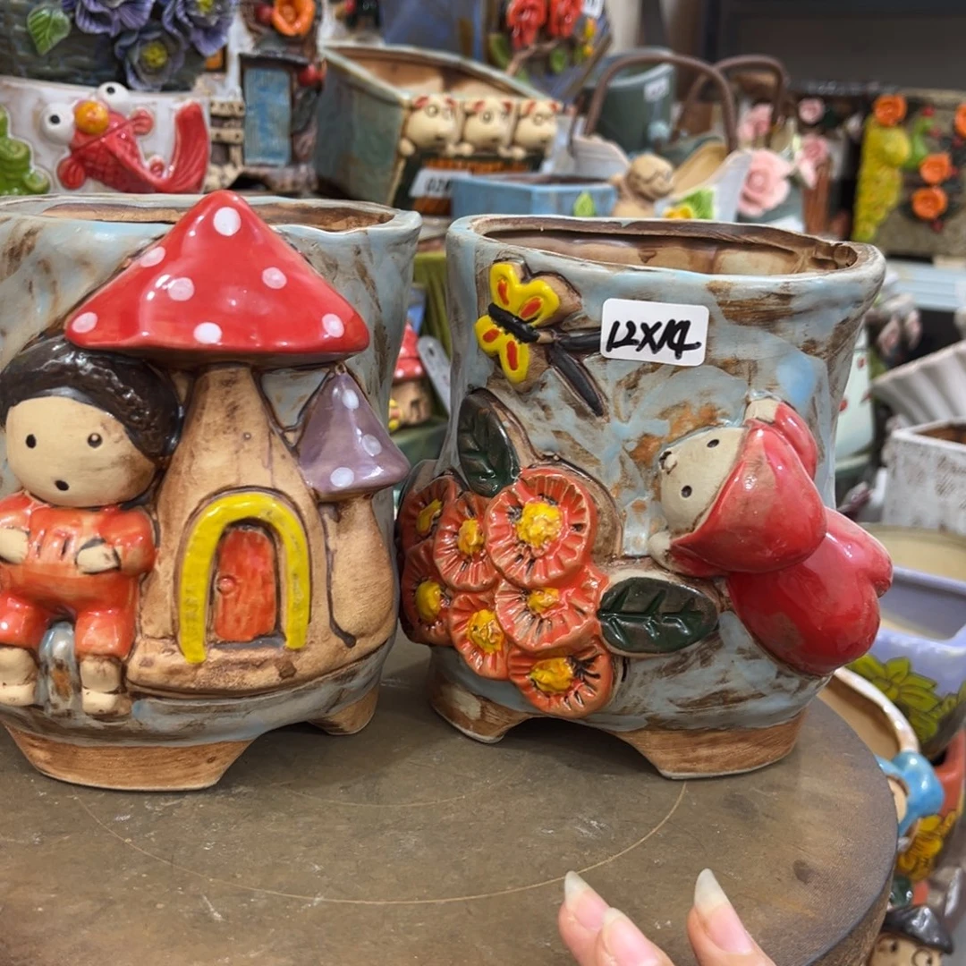 粗陶多肉花盆花盆