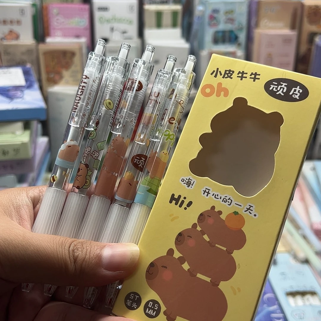 小皮牛牛按动笔5支