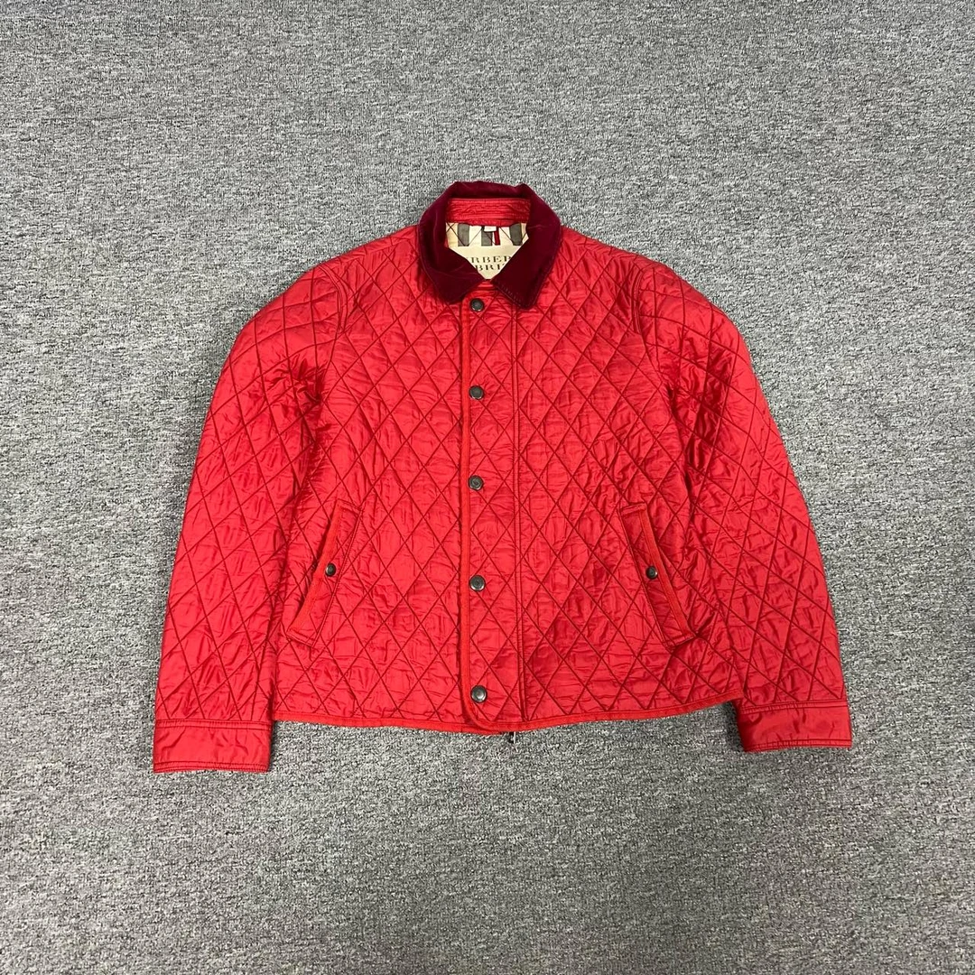 99新 BURBERRY/博柏利 Burberry 红色棉服M码