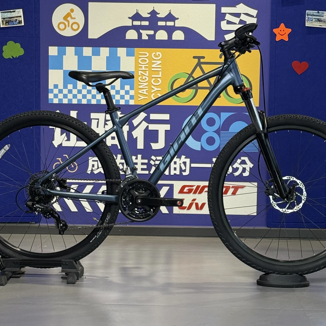 Atx810铝合金山地车油碟24速蓝色S码(适合身高160-170cm)