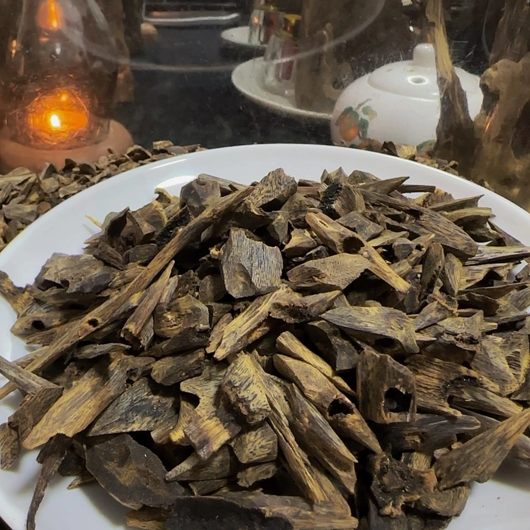 沉香碎屑沉香精品沉水糖结醇化料30克