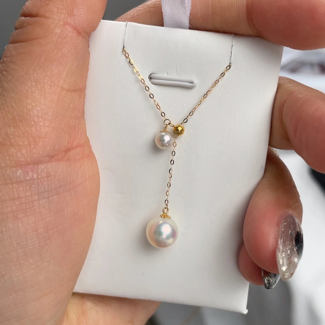 海水珍珠颈饰18K金镶嵌