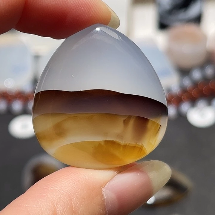 玛瑙/玉髓未镶嵌吊坠(不含链)