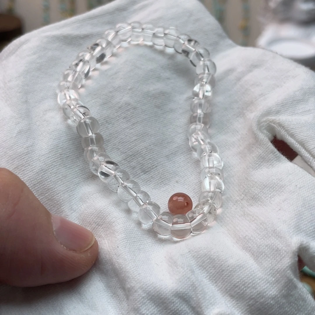 南红玛瑙手链未镶嵌