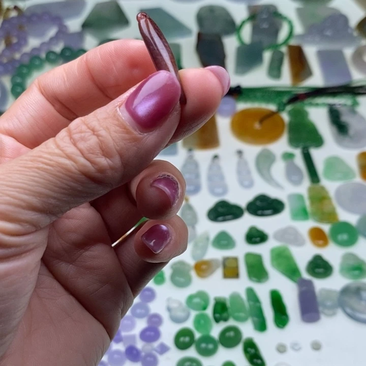 翡翠未镶嵌挂件天然翡翠