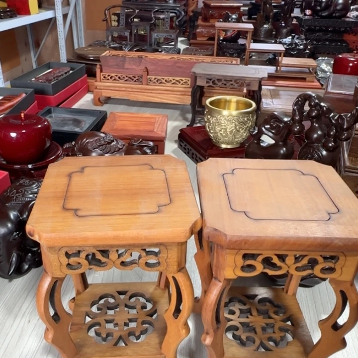 琉璃手工艺品红木工艺品摆件